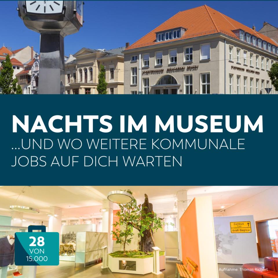 28 Jobs im kommunalen Verbund der Boomtown Cottbus warten heute auf dich!